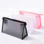 Custom Convenient Zipper Small Transparent  Travel Clear Pvc Makeup Pouch Cosmetic Bag