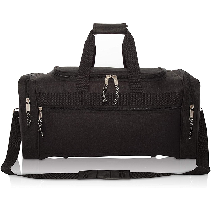 مخصص بالجملة فارغة الرياضة واق من المطر حقيبة رياضية حقائب السفر من القماش الخشن مع حزام قابل للتعديل