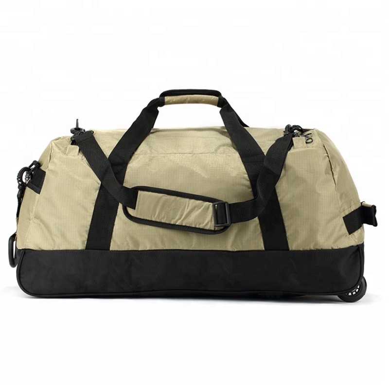 고품질 1680D 새로운 디자인 접이식 롤링 여행 가방 바퀴가 달린 내구성 수하물 트롤리 여행 가방