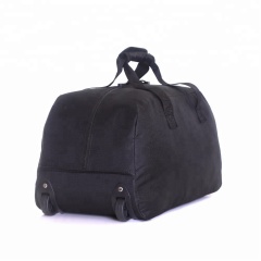 Customized Waterproof Trolley Rolling Bag Travel Carry-on Luggage Bag Polyester Duffel Bag With Wheels