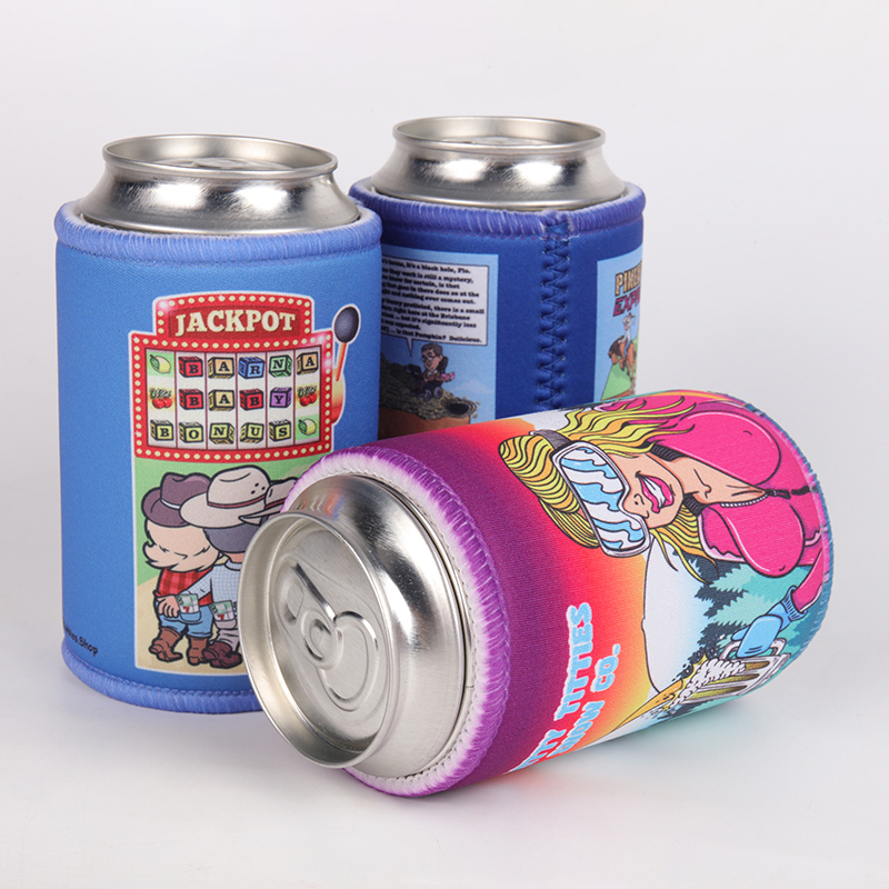 New Fashion Promotional Custom Neoprene Insulated Can Cooler Holder Bottle Sleeve