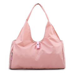 Wholesale Yoga Pink Duffle Bag Gym Sports Weekender Duffel Bag With Custom Logo Wholesale Yoga Pink Duffle Bag Gym Sports Weekender Duffel Bag With Custom Logo