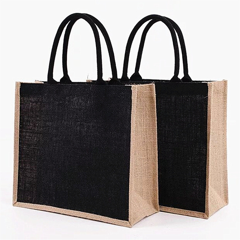 Manufacturer Custom Logo Eco Friendly Grocery Jute Gunny Bag For Gifts