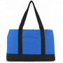 تخصيص شعار الأزرق الرياضة السفر واق من المطر حقيبة عالية الجودة الصالة الرياضية القماش الخشن حقيبة