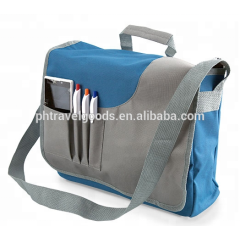 Custom Logo Satchel Messenger Bag Men Travel Shoulder Bag with Adjustable Strap Crossbody Sling Bags