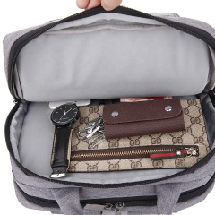 Sac à dos étanche pour ordinateur portable, logo personnalisé, haute qualité, pour hommes, pour les affaires