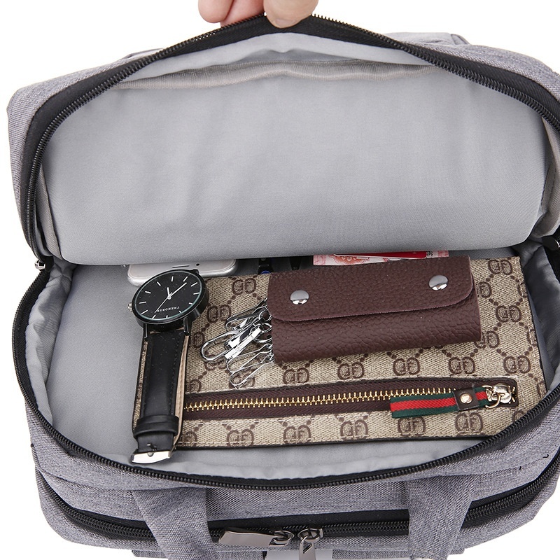 Hot Selling Customized Logo High Quality Mens Waterproof Bag Laptop Backpack for Business