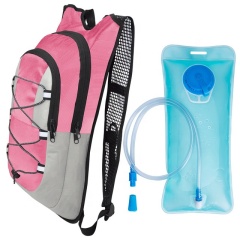 Outdoor Low Moq Travel Hiking Bicycle Water Resistant Hydration Backpack With 2L Water Bladder