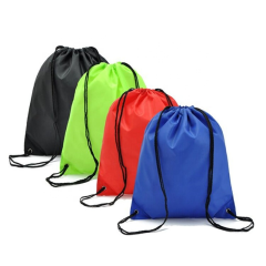 Cheap Price Reusable 210D Polyester Sublimation Printing Drawstring Backpack Gym Bag Printed