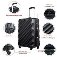 High Quality Wholesale ABS Safety Lightweight Travelling Set Trolley Scooter Suitcase Luggage