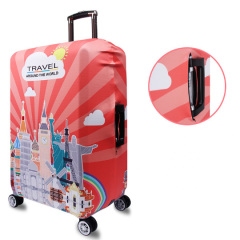 Fashion Washable Elastic Travel Suitcase Spandex Luggage Cover Protector Baggage Suitcase Cover