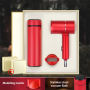Coffret cadeau personnalisé avec mini sèche-cheveux et tasse isotherme sous vide, idéal pour la maison, les entreprises et les cadeaux promotionnels