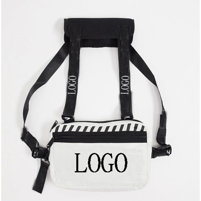 Custom Adjustable Fashion Printing Shoulder Bag Waist Packs Vest Chest Rig Bag Recon Tactical Bag for Men