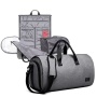 Convertible 2 in 1 Business Travel Duffel Bag Hanging Garment Bag With Shoulder Strap Trolley Belt