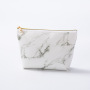 New Design Luxury Large Capacity Marble Pattern Makeup Bag Pu Leather Cosmetic Bag For Women