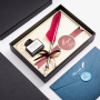 Custom Logo Popular Calligraphy Quill Feather Pens And Ink Set With Box