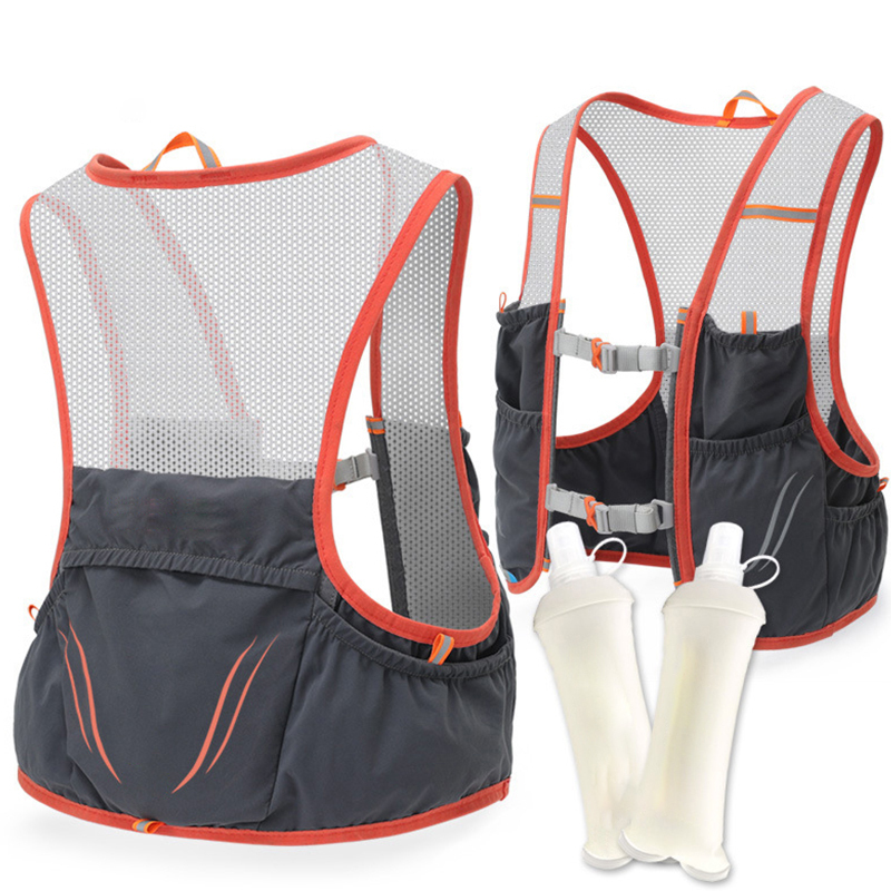 Lightweight Reflective Trail Race Running Hydration Backpack Vest For Cycling Marathon