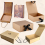 Wholesale Flap Lid Packaging Rigid Cardboard Gift Box Custom Luxury Magnetic Closure Gift Box