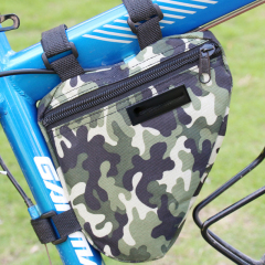 Waterproof Bike Front Frame Bag Cycling Top Tube Bags Triangle Bicycle Upper Pipe Pouch