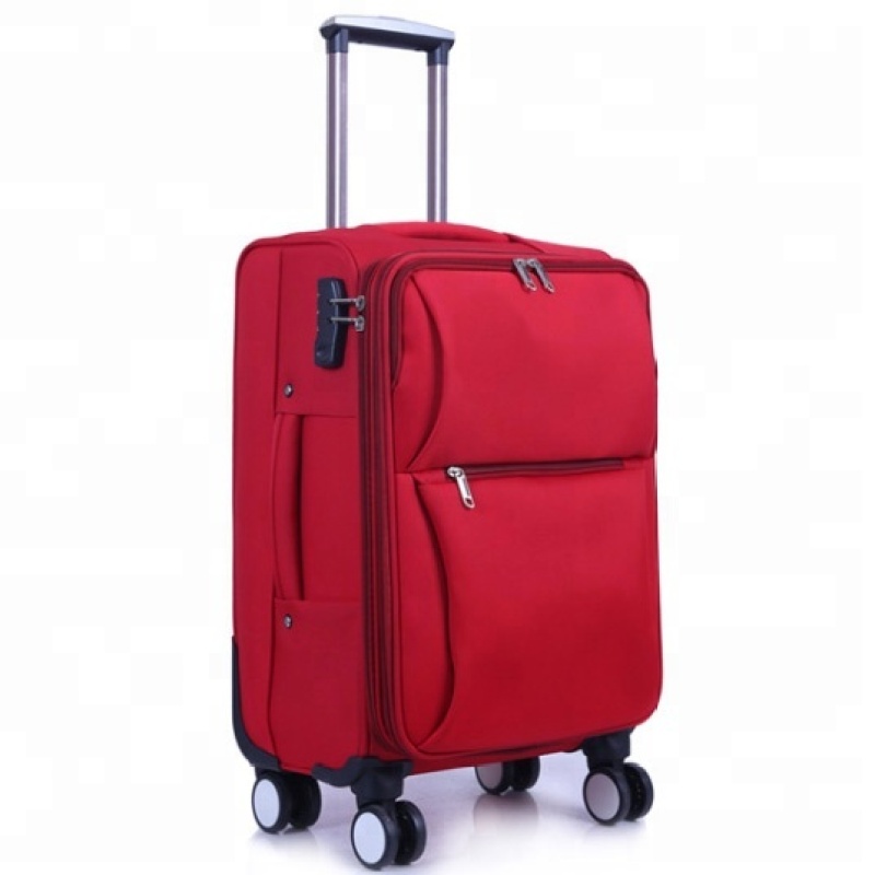 Multi-function Lightweight Luxury Trolly Bag 3 Pieces Soft Suitcase Luggage set
