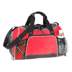 Fashion Large Travel Sport Gym Duffle Bag Men Tote Weekend Bag With Shoe Compartment