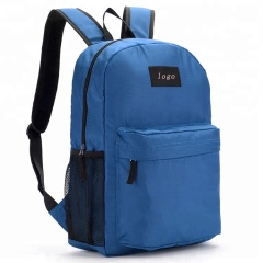 Fashion Polyester Travel Sports Backpack Waterproof Low Price School Bags For College Students