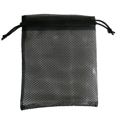 Custom Wholesale Gift Packaging Small Mesh Drawstring Bag With Logo