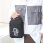 Mens Women Mini Oxford Sport Single Shoulder Bag Travel Small Square Crossbody Messenger Bag