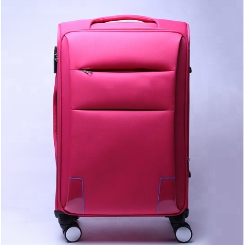 New Design 8 Wheel soft fabric suitcase trolley High Quality Cheap Waterproof soft trolley luggage bag carry on luggage
