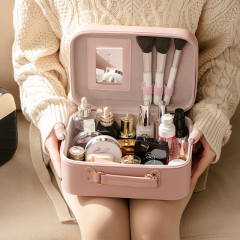 Wholesale Travel Eco Friendly Leather Toiletry Makeup Storage Bag Bulk Cosmetic Bags & Cases