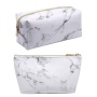 New Design PU Marble Pattern Women Luxury Cosmetic Bag Travel Make Up Bags With Customized Logo