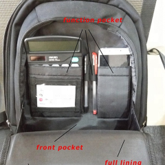 High Quality 15.6 inch Durable Waterproof Large Men Boys Business Travel Laptop Backpack Bag