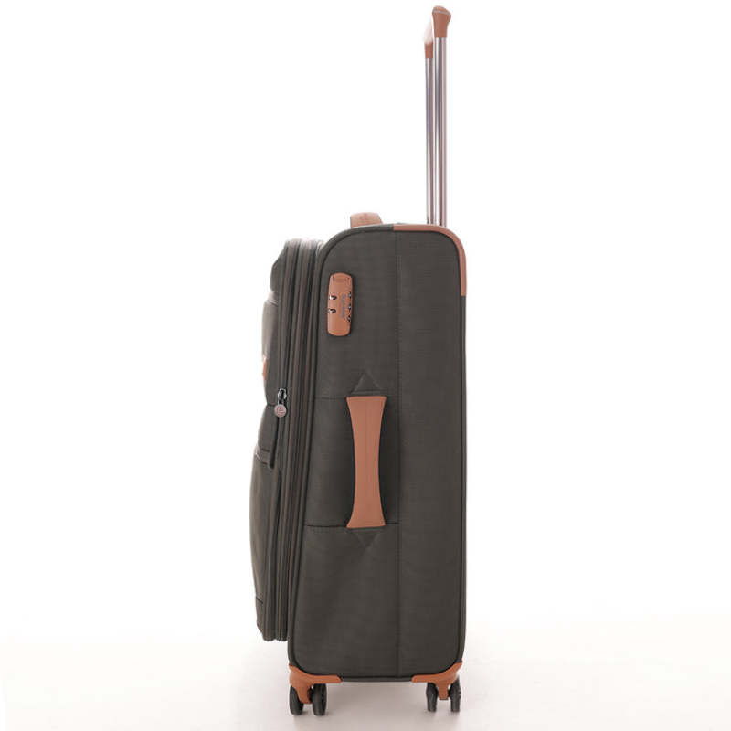 Custom 3 Piece Spinner Wheel TSA Lock Double Travel Vintage Suitcase Luggage Sets