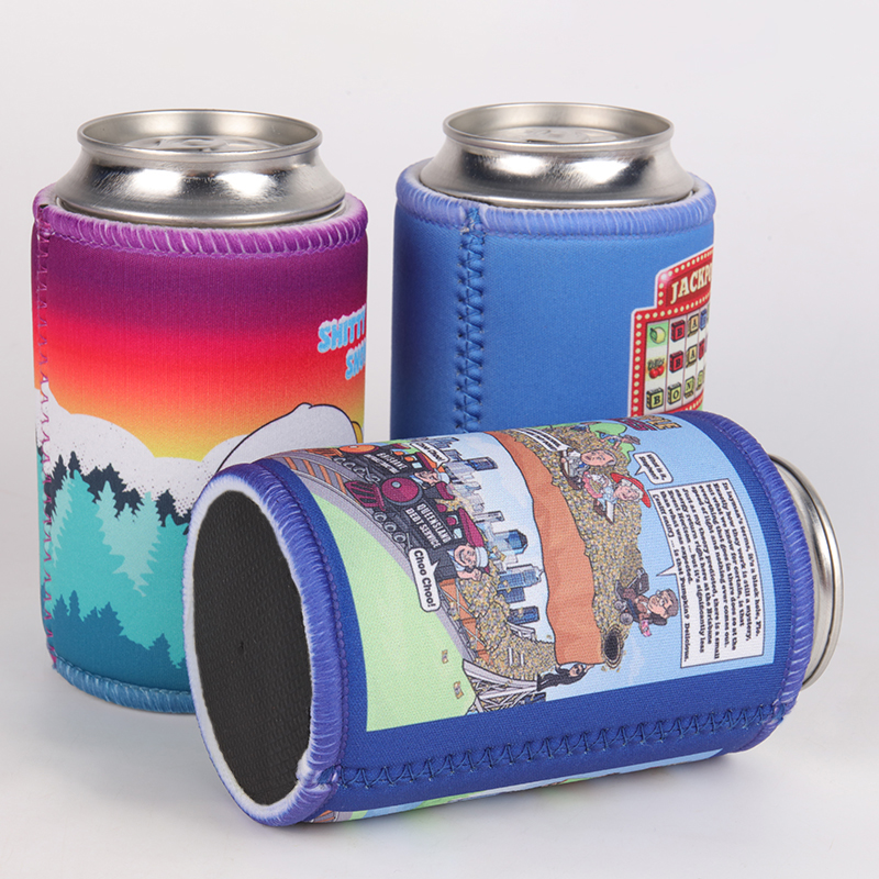 New Fashion Promotional Custom Neoprene Insulated Can Cooler Holder Bottle Sleeve
