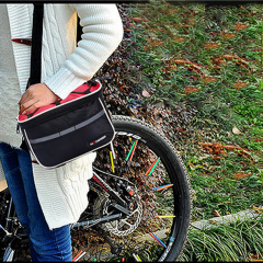 Bicycle Front Beam 4 in 1 Upper Tube Frame Bag Large Capacity bicycle riding Storage Bag Mountain Bike Mobile Phone Bag