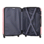 Custom Lightweight ABS Travel Big Cheap Trolley Luggage Set Pink Suitcase Sets