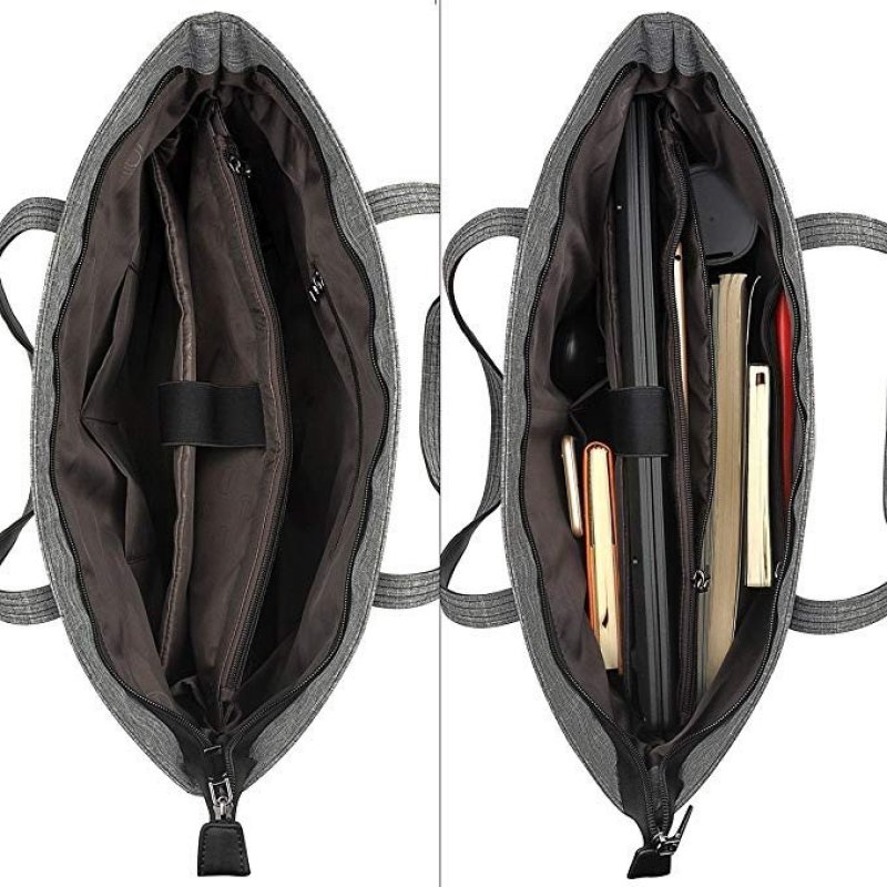 Multifunctional Lightweight Handbags 15.6 inch Computer Shoulder Laptop Tote Bag For Women