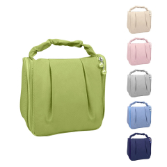 Custom Designer Portable Plain Toiletry Makeup Pouch Hanging Cosmetic Bag