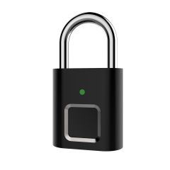 Usb Rechargeable Eletronic Door Lock Outdoor Smart Padlock Fingerprint For BIke Lockers
