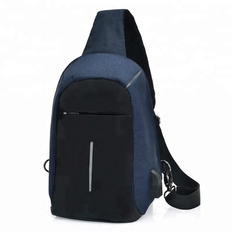 Wholesale Crossbody Back Pack Custom Logo Mens Sports Chest Bag Waterproof Shoulder Sling Bag