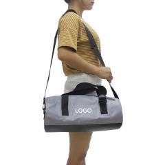 Durable Custom Logo PVC Waterproof Duffle Sport Bags Duffel Travel Luggage Gym Bag
