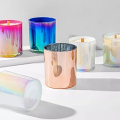 Multicolor Custom Empty Matte Black Candle Holder Glass Candles Jars With Wooden Lids Multicolor Custom Empty Matte Black Candle Holder Glass Candles Jars With Wooden Lids