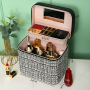 Custom Luxury Professional Toiletry Bag Makeup Boxes Cosmetic Cases Organizer