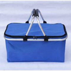 Large Capacity Insulated Camping Fishing Foldable Cooler Bag Picnic Cooler Basket