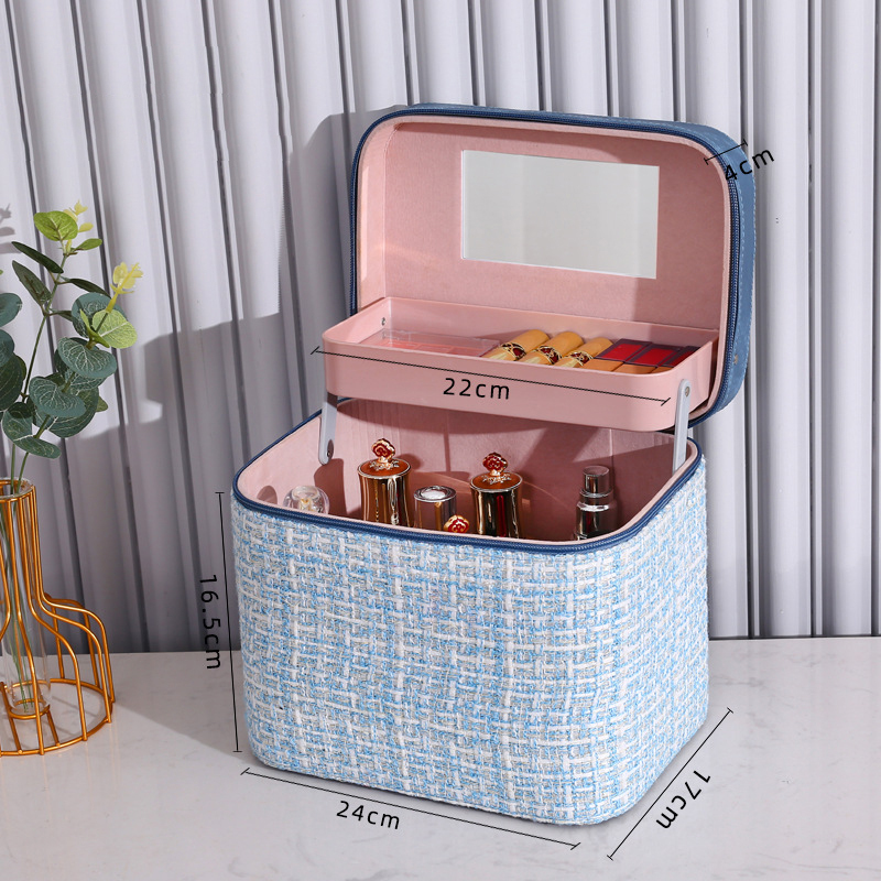 Custom Luxury Professional Toiletry Bag Makeup Boxes Cosmetic Cases Organizer