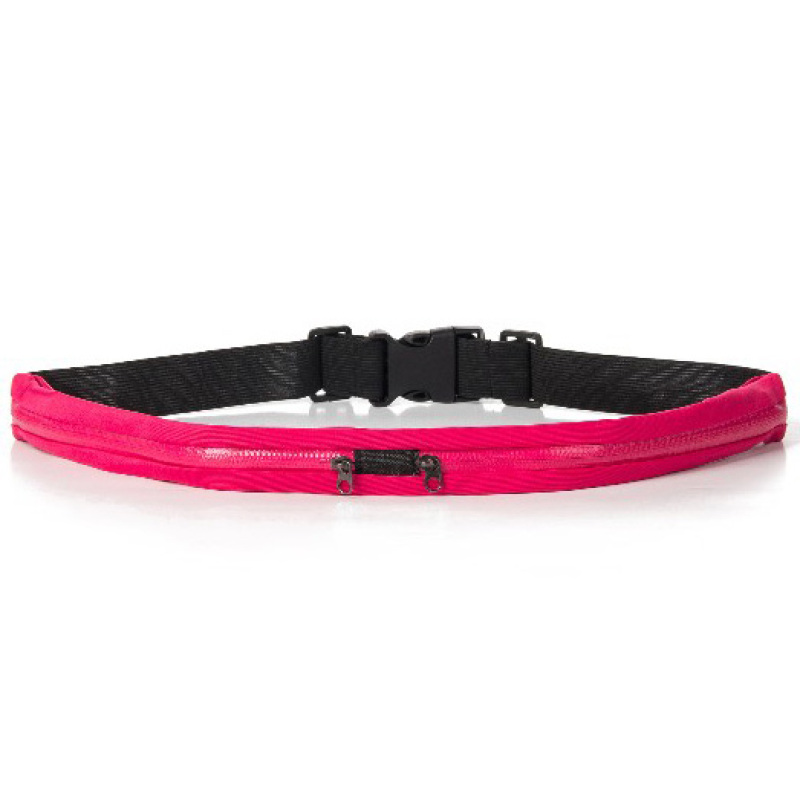 Factory Price Waterproof Running Belt Gym Bag Jogging Waist Pack Custom Mini Sport Bag with 2 expandable pockets