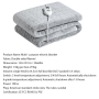 wholesale US UK plug 110V 220V household 6 gear electric heated warm blankets for winter bed