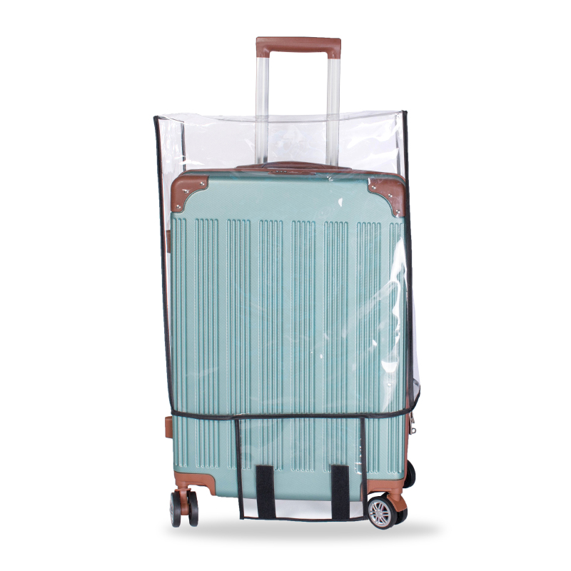 Suitcase Cover Rolling Luggage Cover Protector Clear PVC Dust proof Suitcase Cover for Carry on Luggage