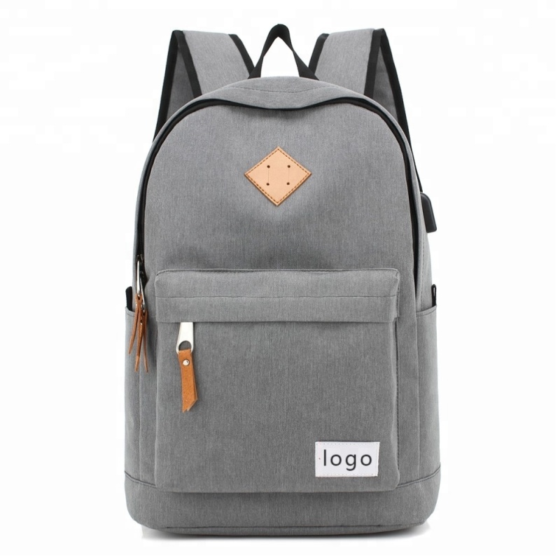 wholesale casual 600d fabric school usb cheap book bags oxford backpacks with usb