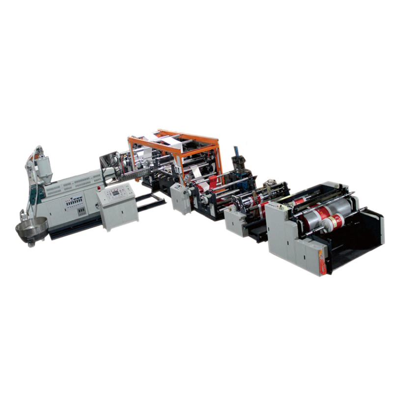 automatic thermal film roll to roll polypropylene bag laminating machine